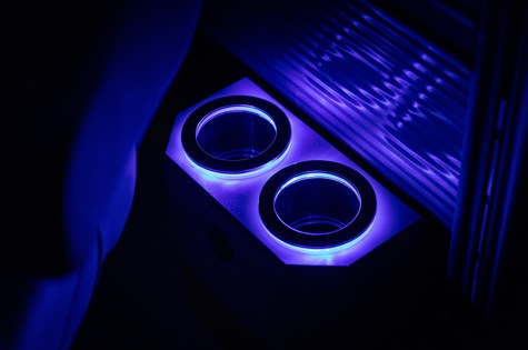 Blue LED Cup Holders