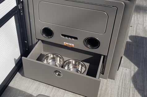 Pet Bowl Insert in Drawer (requires flip-up table)